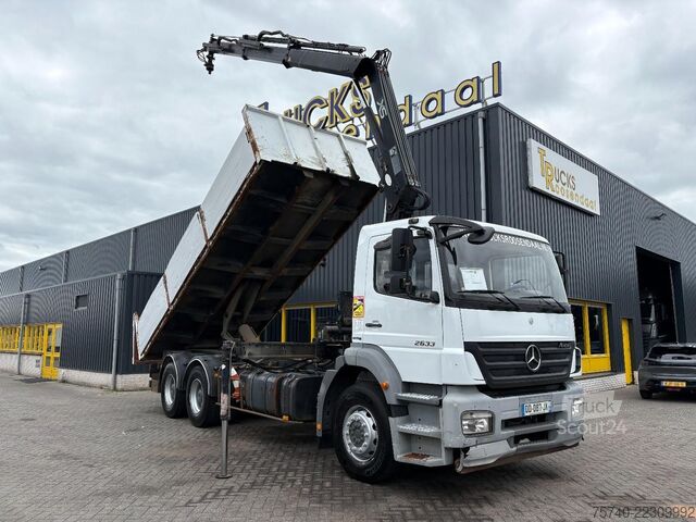 Kranwagen Mercedes-Benz Axor 2633 + HIAB 122 B-2 + 6X4 + REMOTE + MANUAL