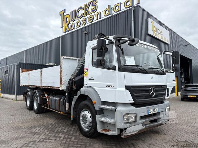 Kranwagen Mercedes-Benz Axor 2633 + HIAB 122 B-2 + 6X4 + REMOTE + MANUAL