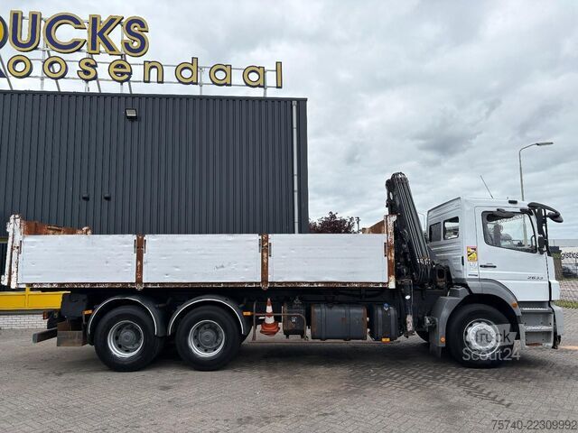 Kranbil Mercedes-Benz Axor 2633 + HIAB 122 B-2 + 6X4 + REMOTE + MANUAL