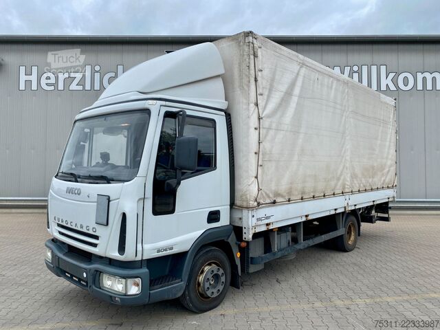 Plachtová dodávka IVECO 80 E 18 Pritsche*Plane*LBW*3Sitze*Manuell