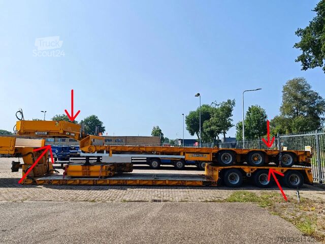Semi low-loader Goldhofer STZ-L3-27/80A 7.2 Meter Extand Powersteering 80...