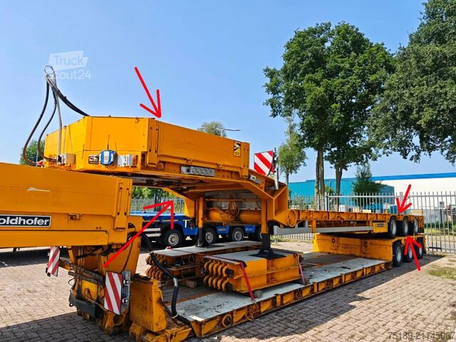 Semi low-loader Goldhofer STZ-L3-27/80A 7.2 Meter Extand Powersteering 80...