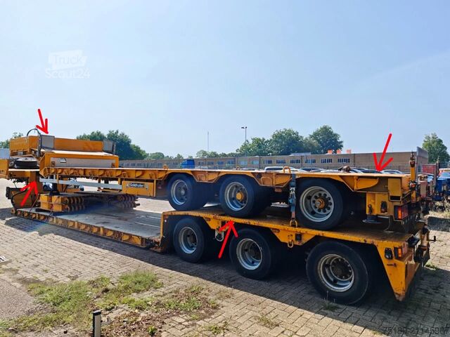 Semi low-loader Goldhofer STZ-L3-27/80A 7.2 Meter Extand Powersteering 80...