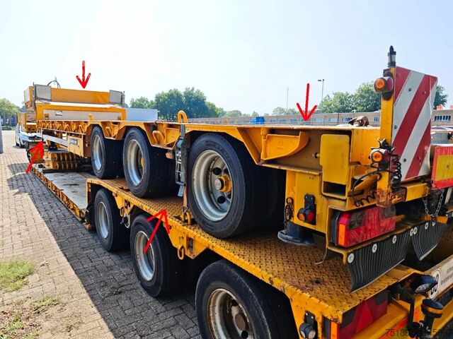 Semi low-loader Goldhofer STZ-L3-27/80A 7.2 Meter Extand Powersteering 80...