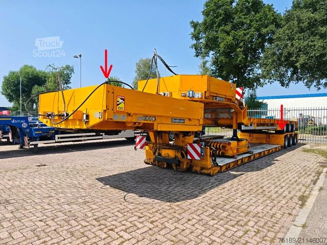Low loader Goldhofer STZ-VL3-36/80A Extandable + 5 Meter Extensions!