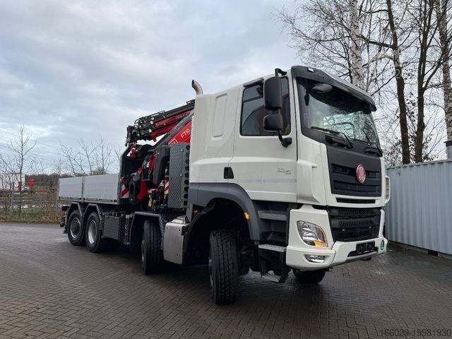 Camion cu platformă TATRA 41.500 8x8 Phoenix Fassi F710 Kran