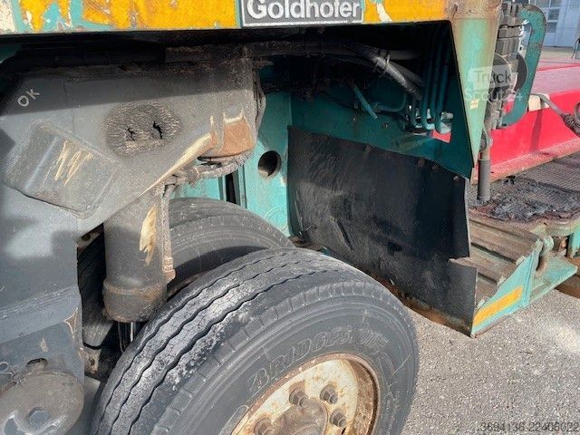 Tieflader-Sattelauflieger GOLDHOFER STHP-XLE 2+4 Pendelachsen Flachbett Trennstelle