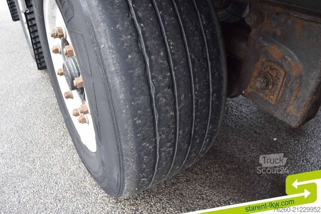 Brandalı açık yarı römork KRONE ALUFELGEN Hubdach Palettenkasten BPW XL+Getränke