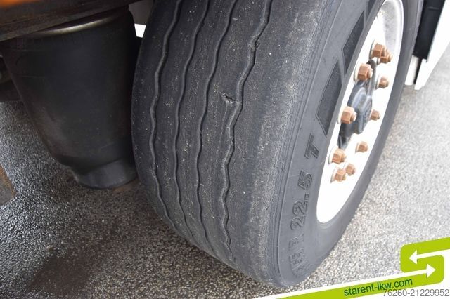 Brandalı açık yarı römork KRONE ALUFELGEN Hubdach Palettenkasten BPW XL+Getränke