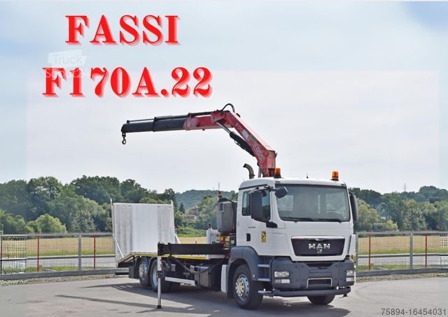 Abschleppwagen MAN TGS 26.320 * FASSI F170A.22 + FUNK* TOPZUSTAND