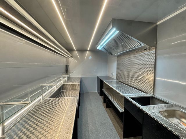 Árusító utánfutó HOFMANN Verkaufsanhänger VHSP 400 Imbiss ausgebaut