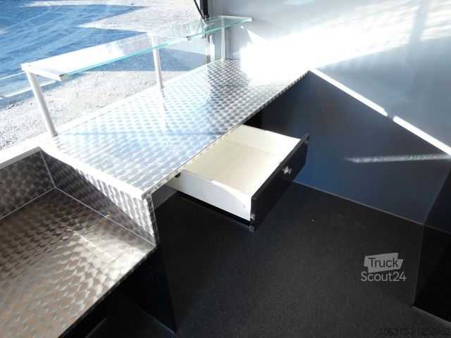 Árusító utánfutó HOFMANN Verkaufsanhänger VHSP 400 Imbiss ausgebaut