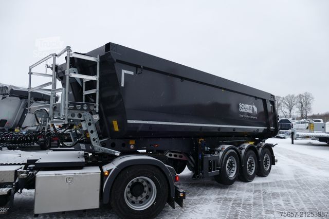 Tipper semitrailer SCHMITZ CARGOBULL 28,2m³ Stahlmulde mit Rollplane