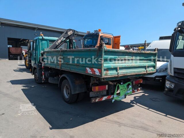 Wywrotka MAN 8-174 / Hiab 045 Kran / Kipper Meiler