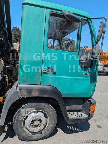 Wywrotka MAN 8-174 / Hiab 045 Kran / Kipper Meiler
