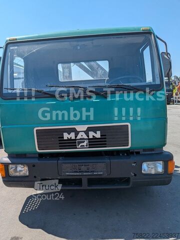 Wywrotka MAN 8-174 / Hiab 045 Kran / Kipper Meiler
