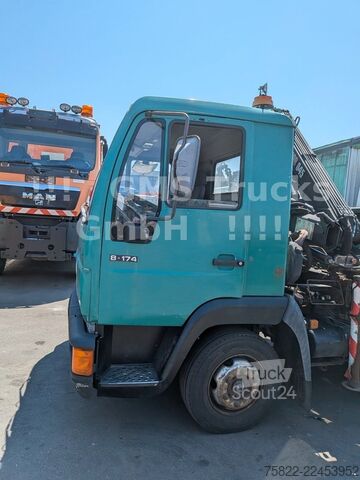 Trójstronna wywrotka MAN 8-174 / Hiab 045 Kran / Kipper Meiler