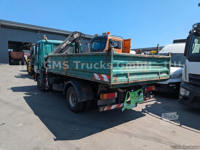 Trójstronna wywrotka MAN 8-174 / Hiab 045 Kran / Kipper Meiler
