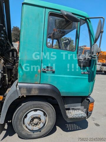 Trójstronna wywrotka MAN 8-174 / Hiab 045 Kran / Kipper Meiler
