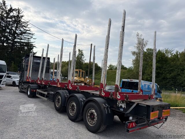 Reboque semirreboque para madeira FLIEGL SDS 390