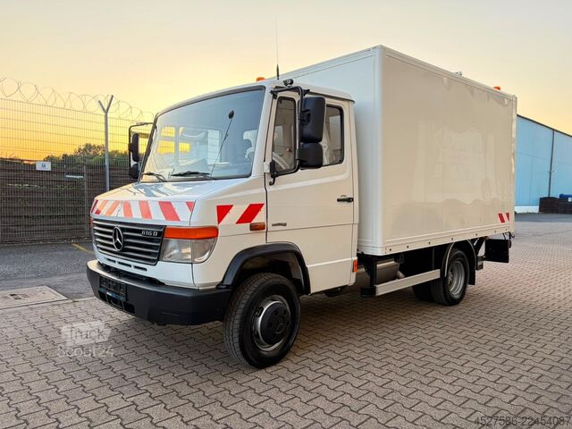 Furgons ar kasti MERCEDES-BENZ Vario PR /616 D*L2/H3*KOFFER*LADEBOARDWAND*TÜV