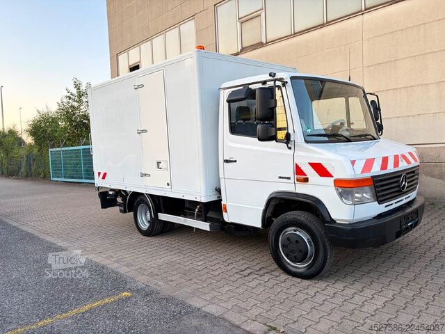 Furgons ar kasti MERCEDES-BENZ Vario PR /616 D*L2/H3*KOFFER*LADEBOARDWAND*TÜV