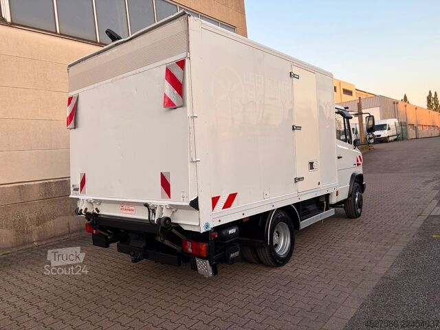 Furgons ar kasti MERCEDES-BENZ Vario PR /616 D*L2/H3*KOFFER*LADEBOARDWAND*TÜV