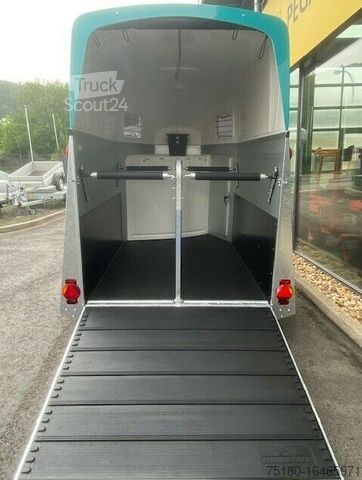 Pferdeanhänger HUMBAUR Xanthos Aero 2,4to NEU SK TÜRKIS ALU/Poly