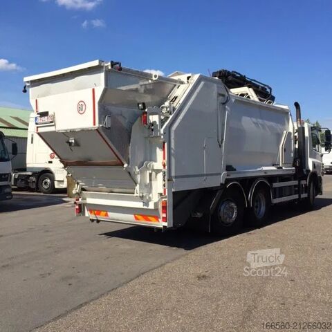 Śmieciarka DAF CF 75 250 FAN + Geesink garbage + Krane HIAB 195