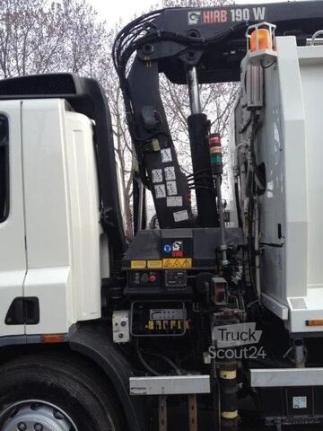Śmieciarka DAF CF 75 250 FAN + Geesink garbage + Krane HIAB 195