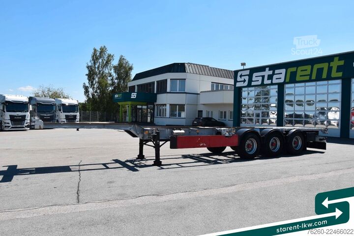 شبه مقطورة بهيكل قابل للتبديل SCHWARZMÜLLER Containerchassis 1x20 / 2x20 / 1x30 / 1x40 SAF