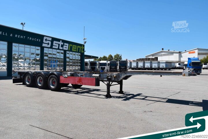 شبه مقطورة بهيكل قابل للتبديل SCHWARZMÜLLER Containerchassis 1x20 / 2x20 / 1x30 / 1x40 SAF