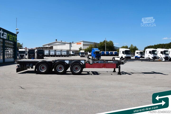 شبه مقطورة بهيكل قابل للتبديل SCHWARZMÜLLER Containerchassis 1x20 / 2x20 / 1x30 / 1x40 SAF