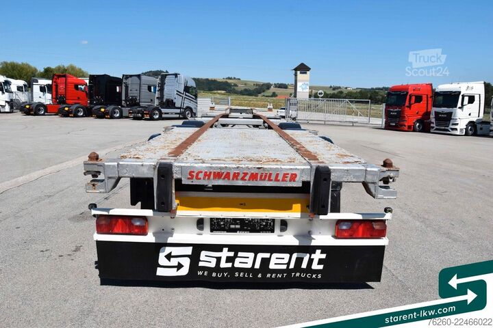 شبه مقطورة بهيكل قابل للتبديل SCHWARZMÜLLER Containerchassis 1x20 / 2x20 / 1x30 / 1x40 SAF