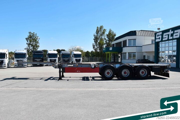 شبه مقطورة بهيكل قابل للتبديل SCHWARZMÜLLER Containerchassis 1x20 / 2x20 / 1x30 / 1x40 SAF