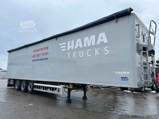 Auflieger mit Walkingfloor KNAPEN K100/KT01, 10 MM, LIFTACHSE, ROLLPLANE, FUNK