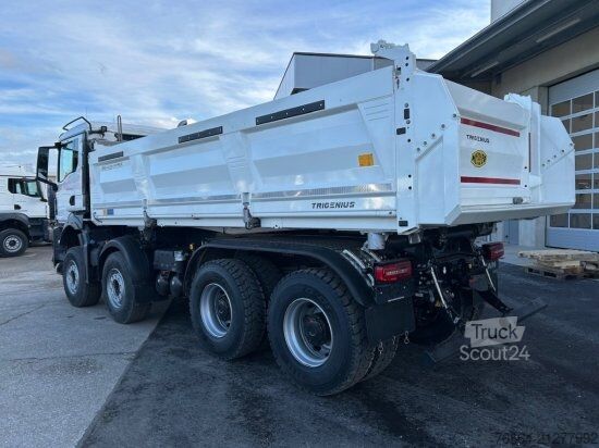 Three-sided tipper truck MAN TGS 35.520 3-SEITENKIPPER, 8X4,  MEILLER-KIPPER, BORDMATIK, AUTOMATIK, E6, RETARDER