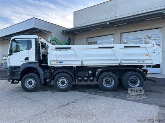 Three-sided tipper truck MAN TGS 35.520 3-SEITENKIPPER, 8X4,  MEILLER-KIPPER, BORDMATIK, AUTOMATIK, E6, RETARDER