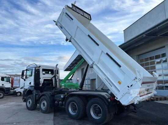 Three-sided tipper truck MAN TGS 35.520 3-SEITENKIPPER, 8X4,  MEILLER-KIPPER, BORDMATIK, AUTOMATIK, E6, RETARDER