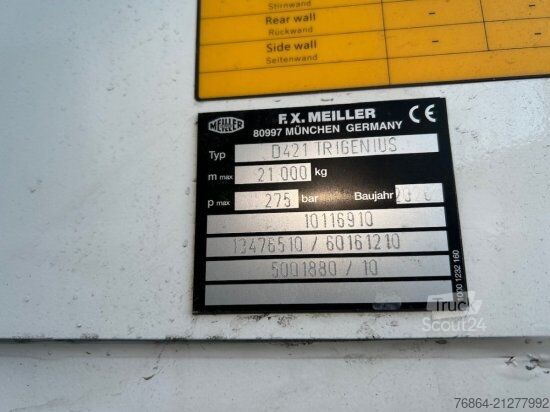 Three-sided tipper truck MAN TGS 35.520 3-SEITENKIPPER, 8X4,  MEILLER-KIPPER, BORDMATIK, AUTOMATIK, E6, RETARDER