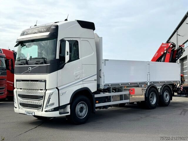 Ladepritsche Volvo FH 460 6x2-4 Baustoff-Pritsche mit Palfinger od...