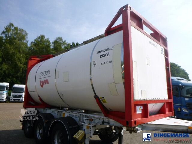 Tvertnes konteiners M1 Engineering Food tank container inox 20 ft / 25 m3 / 1 comp