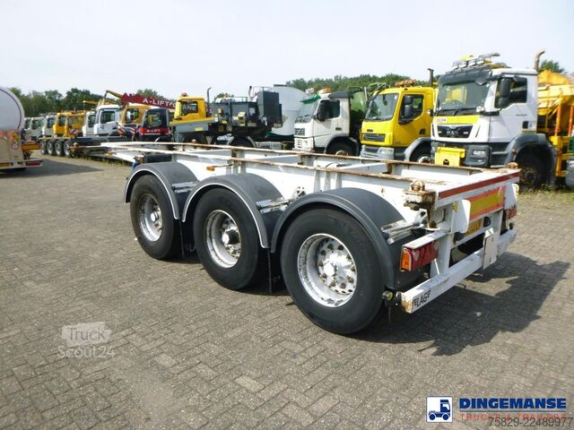 Containertransport L.A.G. 3-axle container trailer 20 ft