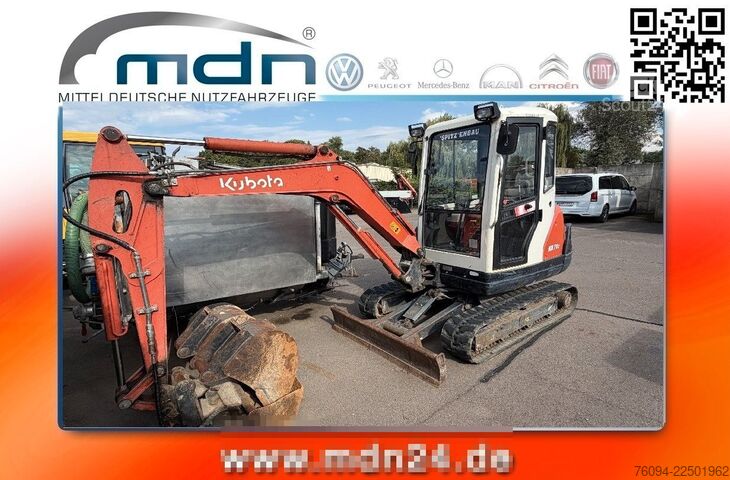 Minibagger KUBOTA KX 71-3 Minibagger Schnellwechsler Löffel