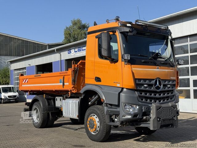 Kolmisivuinen kippiauto MERCEDES-BENZ AROCS 2042 4x4 MEILLER Kipper Winterd.
