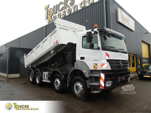 Kipper Mercedes-Benz Axor 3243 + 8X4 + MANUAL + SPRING