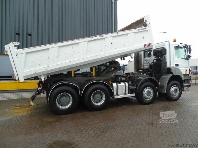 Kipper Mercedes-Benz Axor 3243 + 8X4 + MANUAL + SPRING