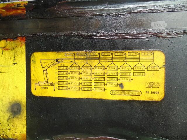 Tovornjak z žerjavom DAF CF 85.380 + MANUAL + PALFINGER PK20.000 + 6X2 S...