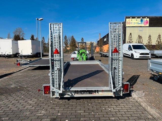 Rimorchio con piattaforma di lavoro STEMA BMAT .2 Baumaschienenanhänger 100kmh