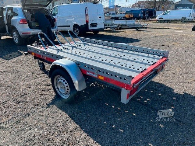 Rimorchio per moto STEMA ST 02-1  3 Motorradtransporter 100Kmh RAMPE